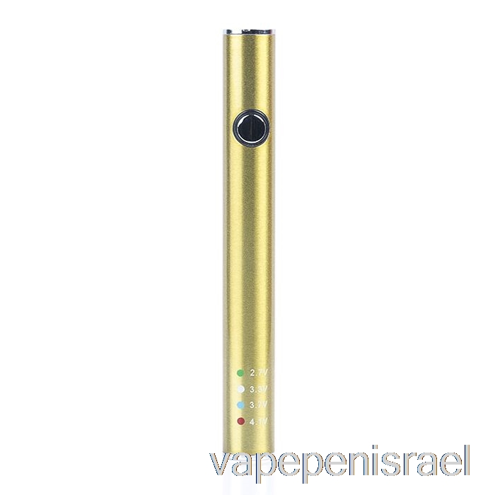 חד פעמי Vape Israel Leaf Buddi Max 2 Ii 350mah סוללה זהב